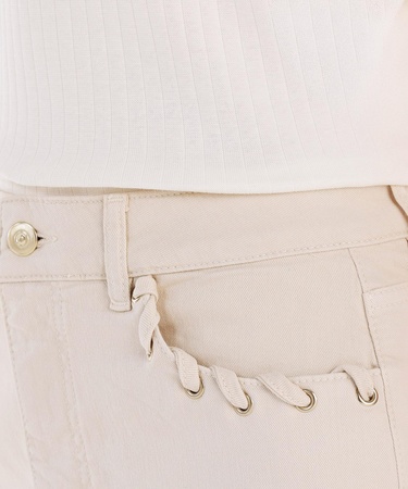  YARGICI Cep Detaylı Dar Kalıp Pantolon