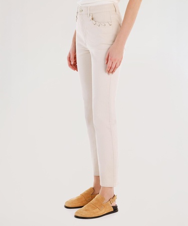  YARGICI Cep Detaylı Dar Kalıp Pantolon