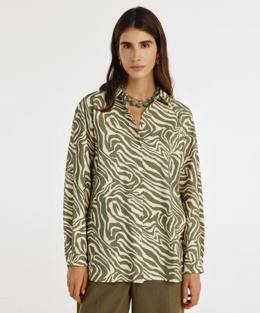  YARGICI Geniş Yaka Uzun Kol Gömlek