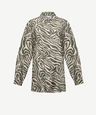  YARGICI Geniş Yaka Uzun Kol Gömlek