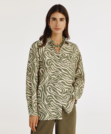  YARGICI Geniş Yaka Uzun Kol Gömlek