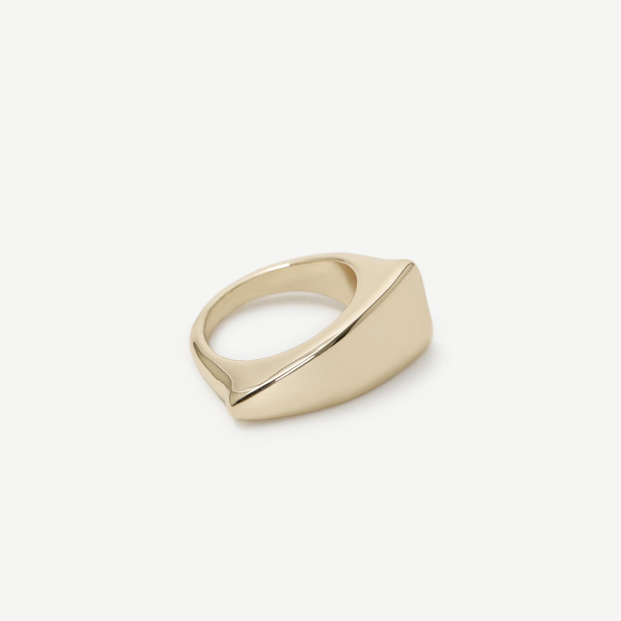 YARGICI Asimetrik Gold Yüzük