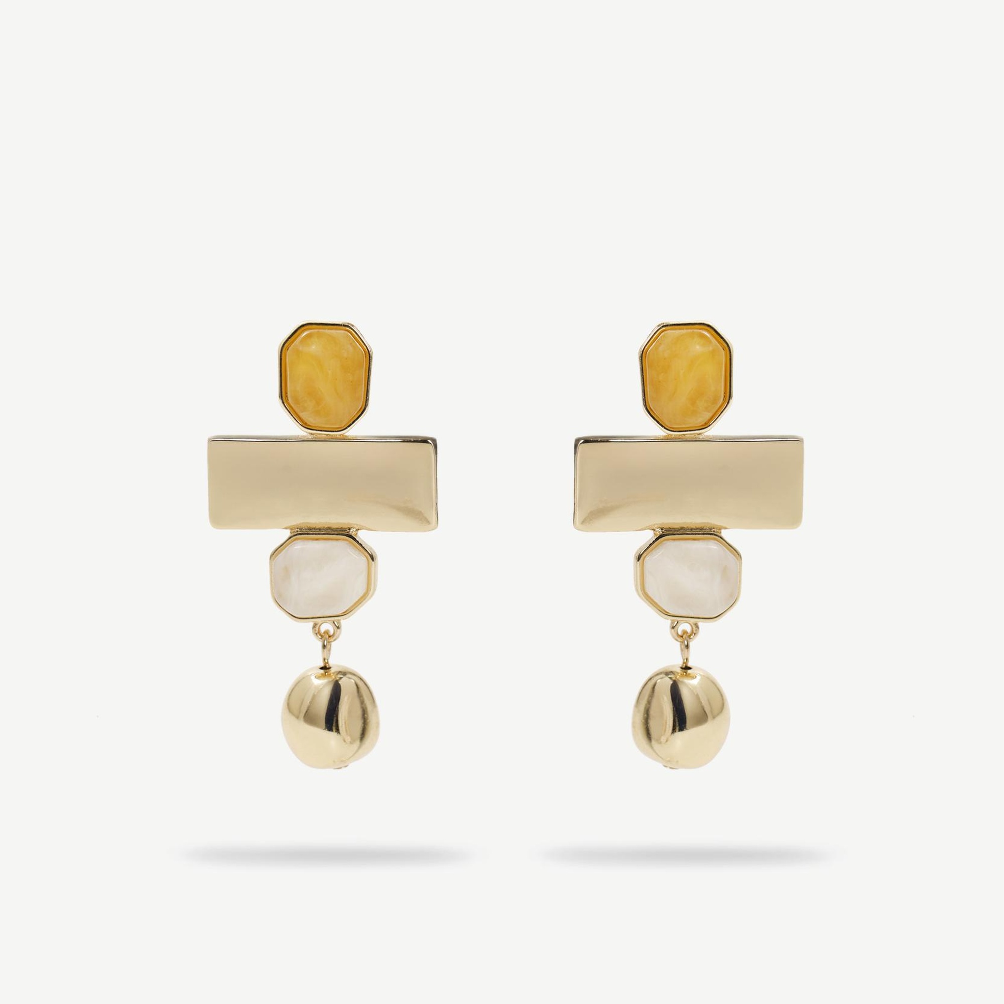 YARGICI Taşlı Sallantılı Küpe