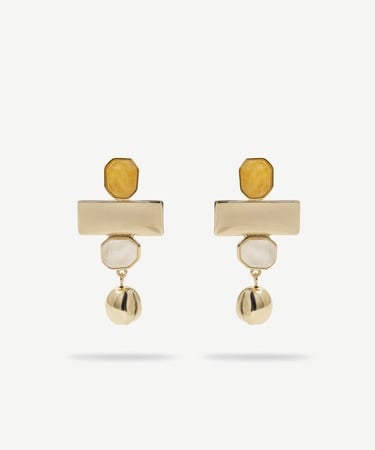  YARGICI Taşlı Sallantılı Küpe