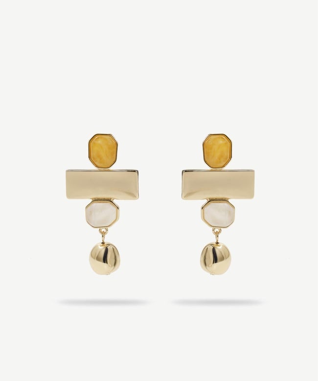  YARGICI Taşlı Sallantılı Küpe