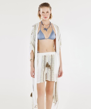  YARGICI Bağlama Detaylı Rahat Kalıp Bermuda