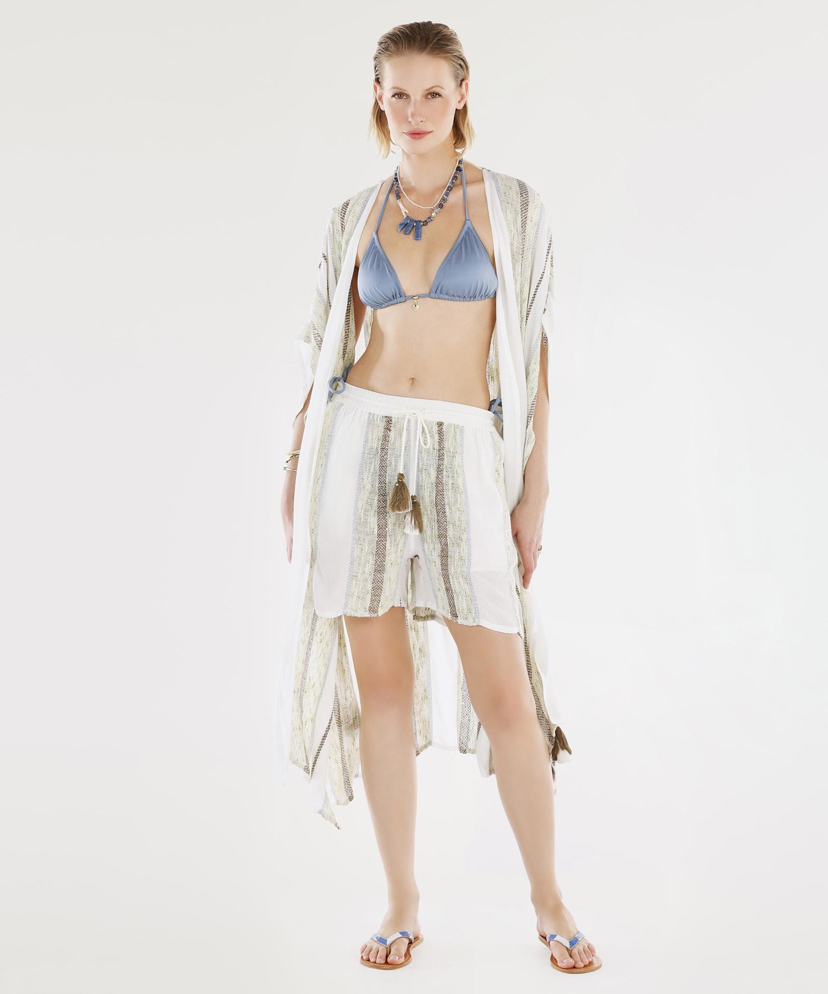  YARGICI Bağlama Detaylı Rahat Kalıp Bermuda