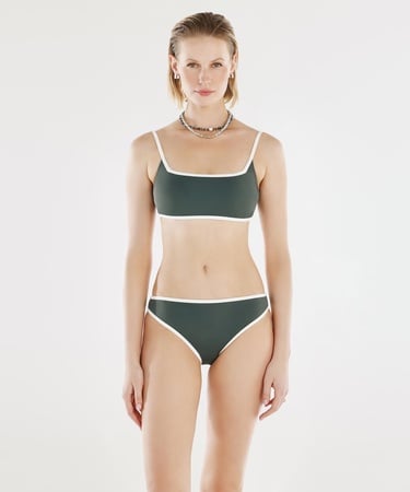  YARGICI Kontrast Detaylı Bikini Üst