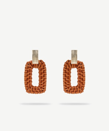  YARGICI Rattan Detaylı Küpe