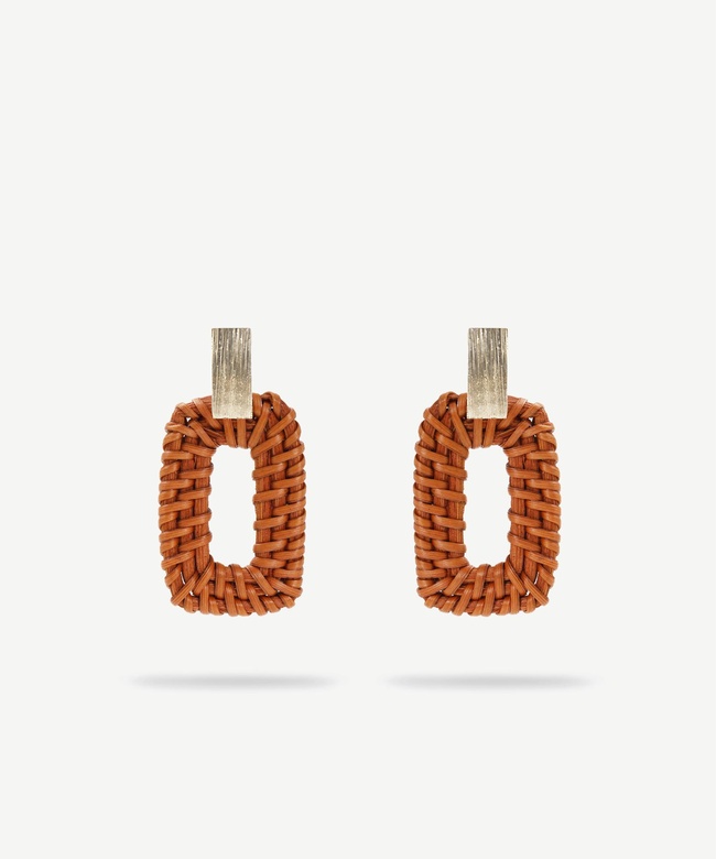  YARGICI Rattan Detaylı Küpe