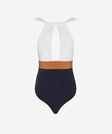  YARGICI Dekolteli Halter Yaka Mayo