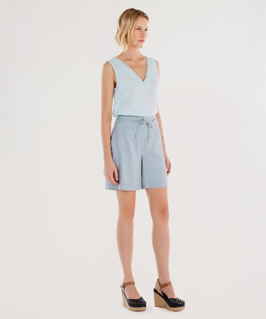  YARGICI Bağlama Detaylı Şort