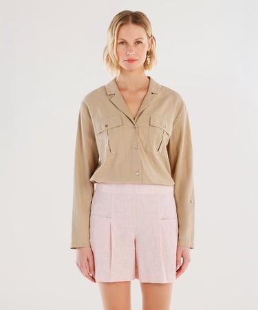  YARGICI Cep Detaylı Şort