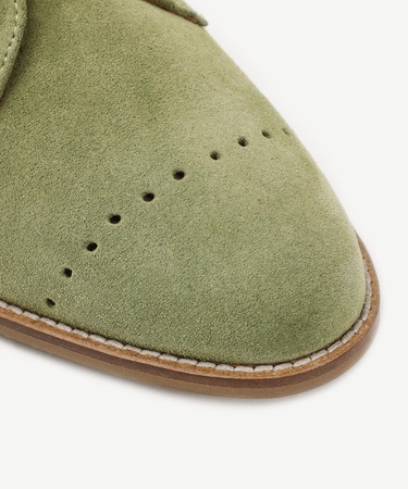  YARGICI Astarsız Yumuşak Deri Bağcıklı Ayakkabı