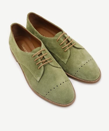  YARGICI Astarsız Yumuşak Deri Bağcıklı Ayakkabı