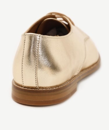  YARGICI Astarsız Yumuşak Deri Bağcıklı Ayakkabı