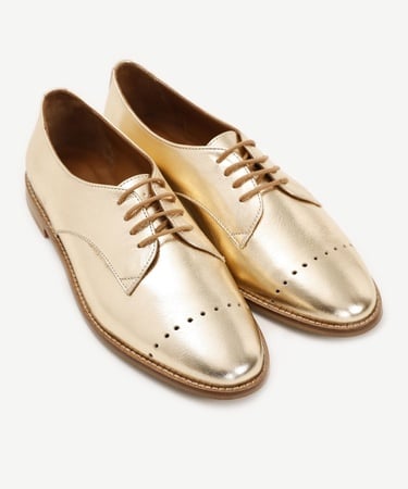  YARGICI Astarsız Yumuşak Deri Bağcıklı Ayakkabı