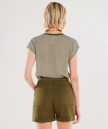  YARGICI Cep Detaylı Bermuda