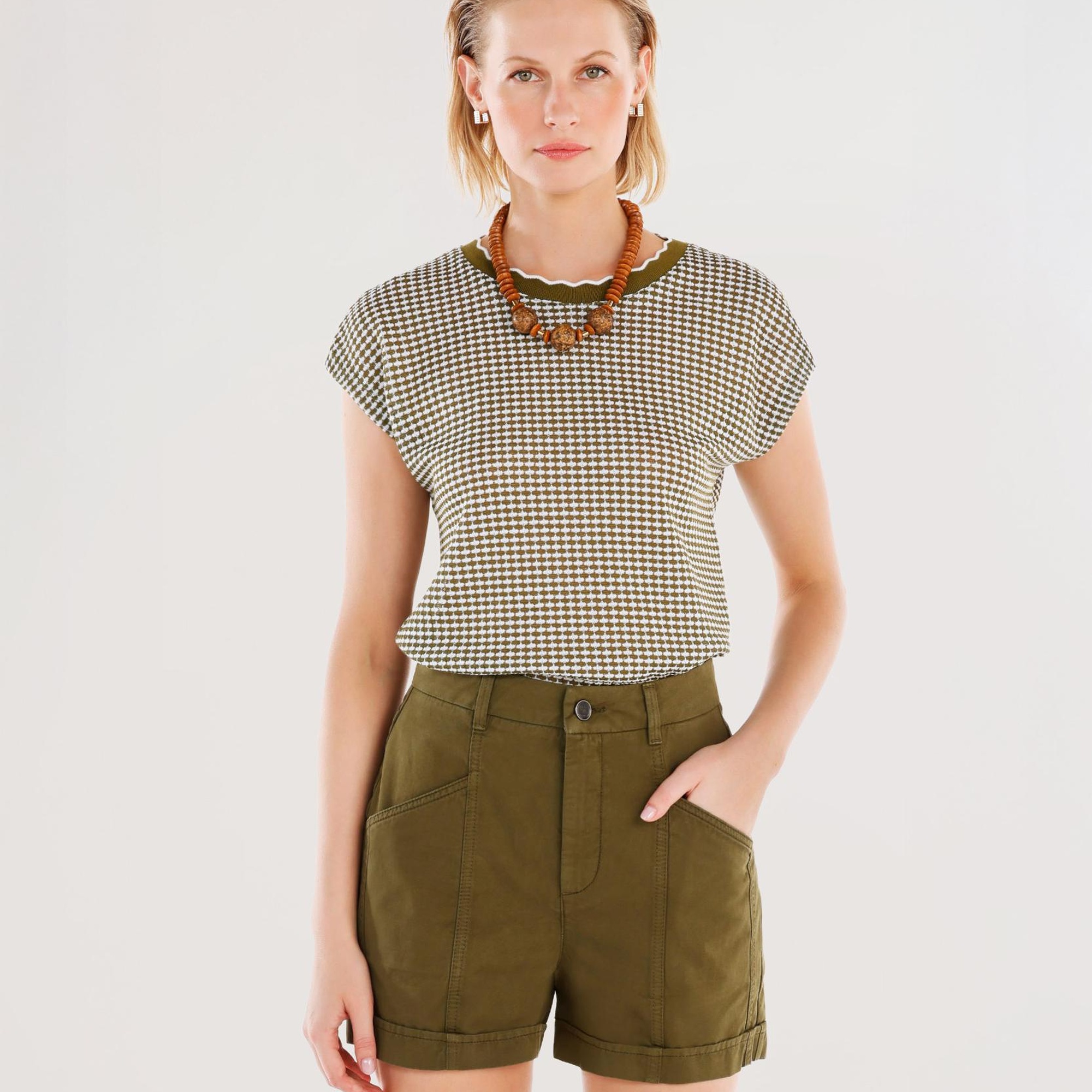 YARGICI Cep Detaylı Bermuda