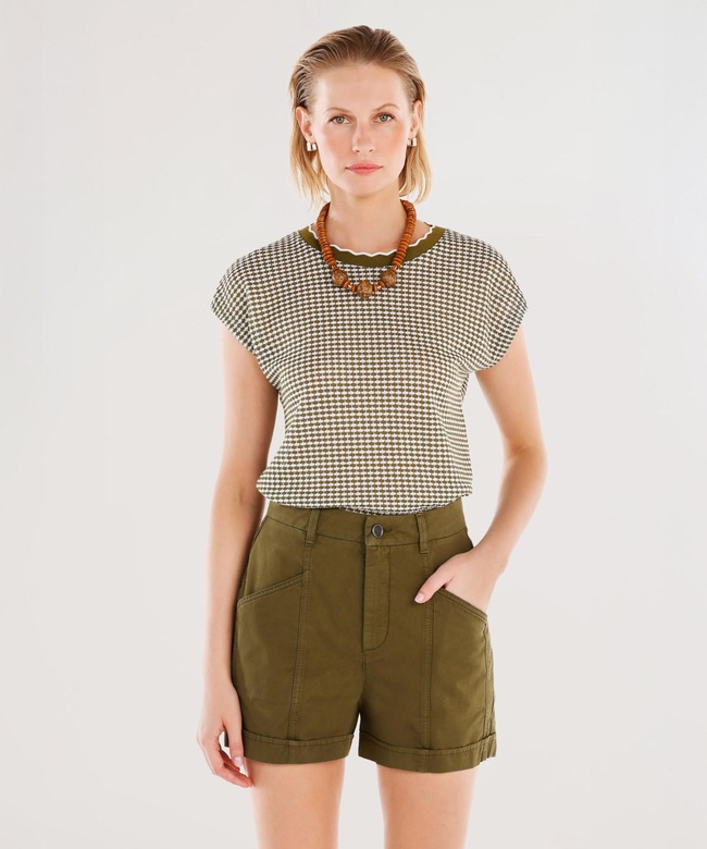  YARGICI Cep Detaylı Bermuda