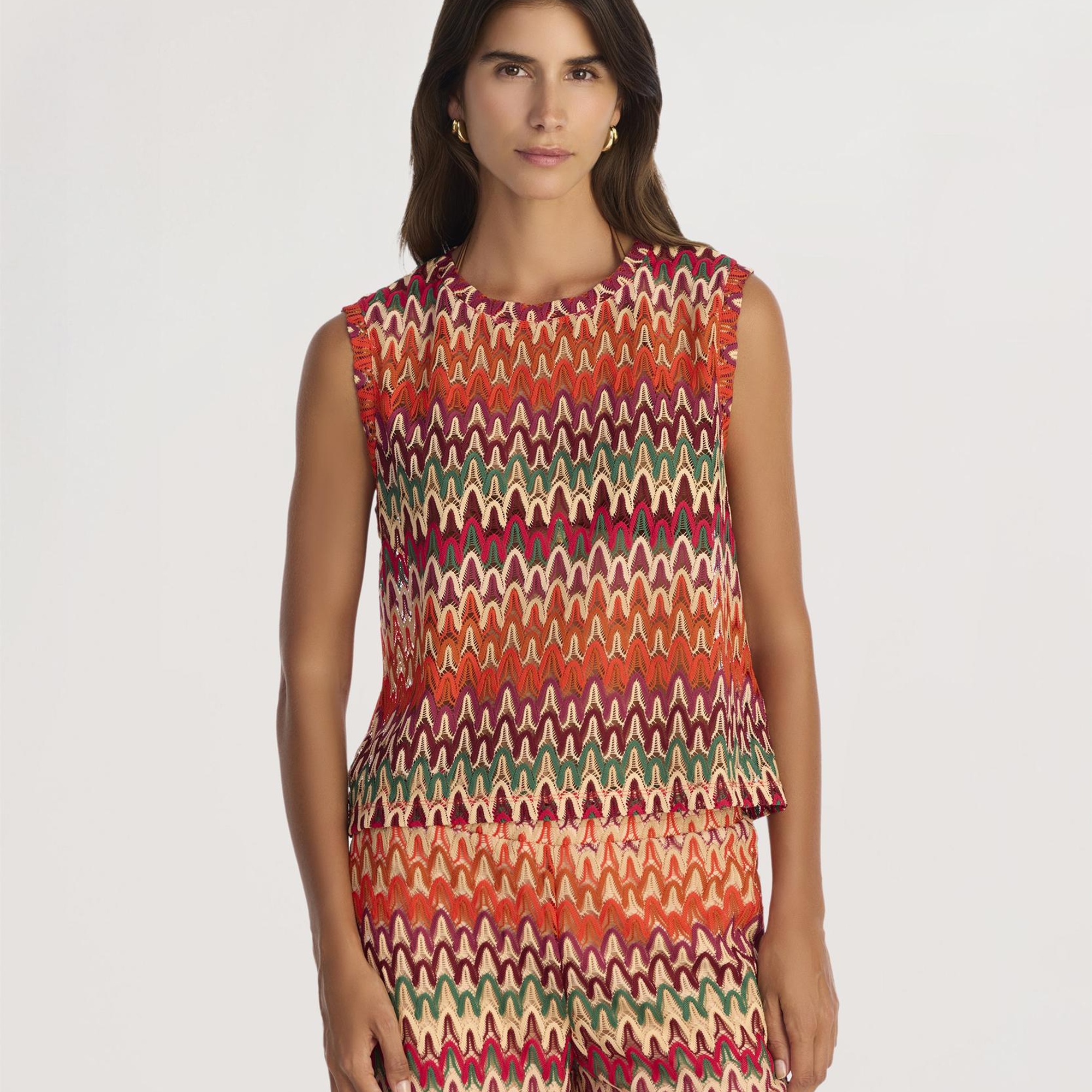 YARGICI Regular Bisiklet Yaka Kolsuz Bluz