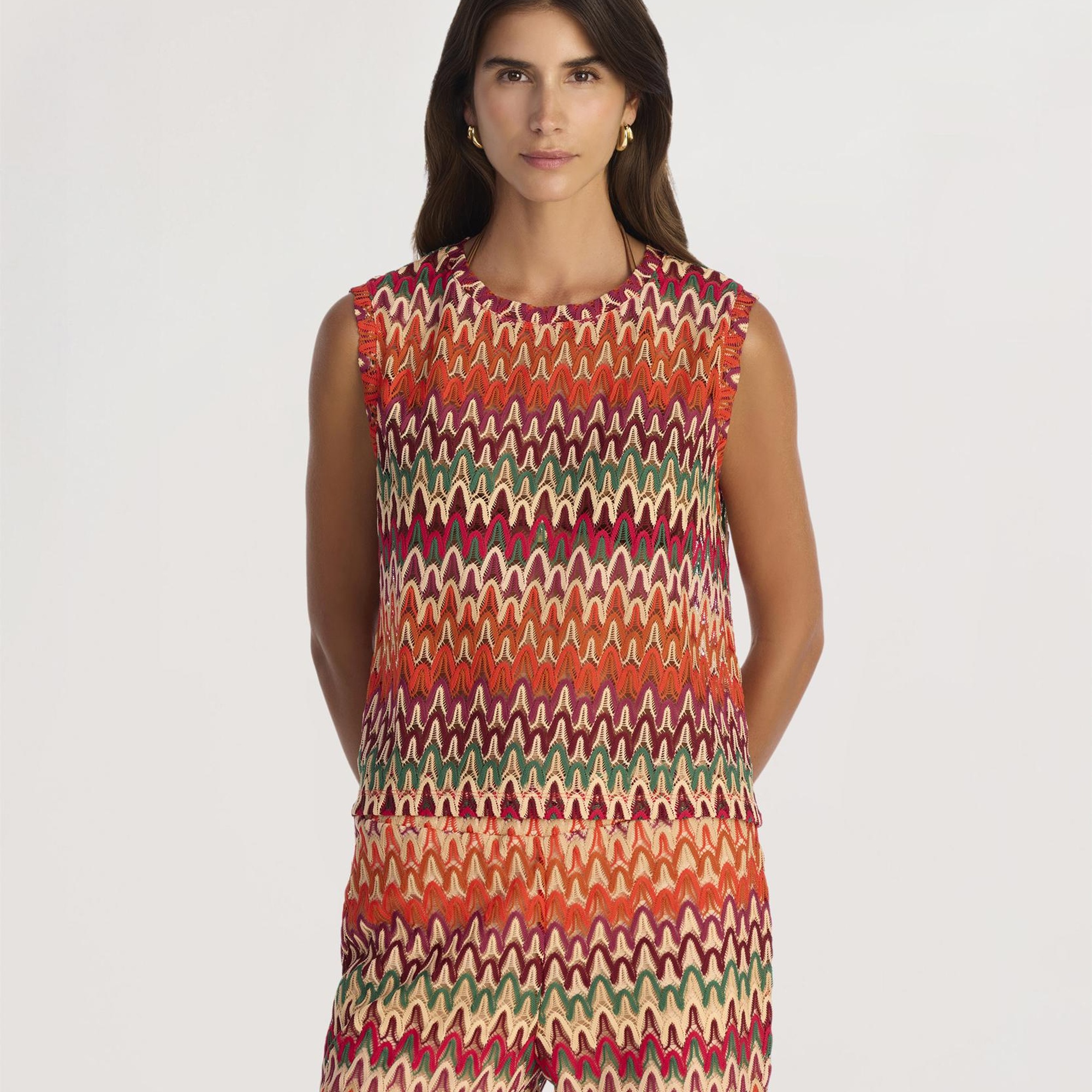 YARGICI Regular Bisiklet Yaka Kolsuz Bluz