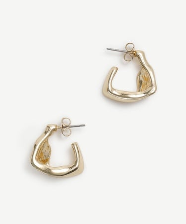  YARGICI Dokulu Gold Küpe