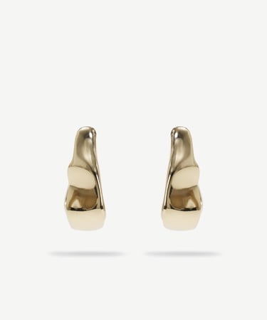  YARGICI Dokulu Gold Küpe