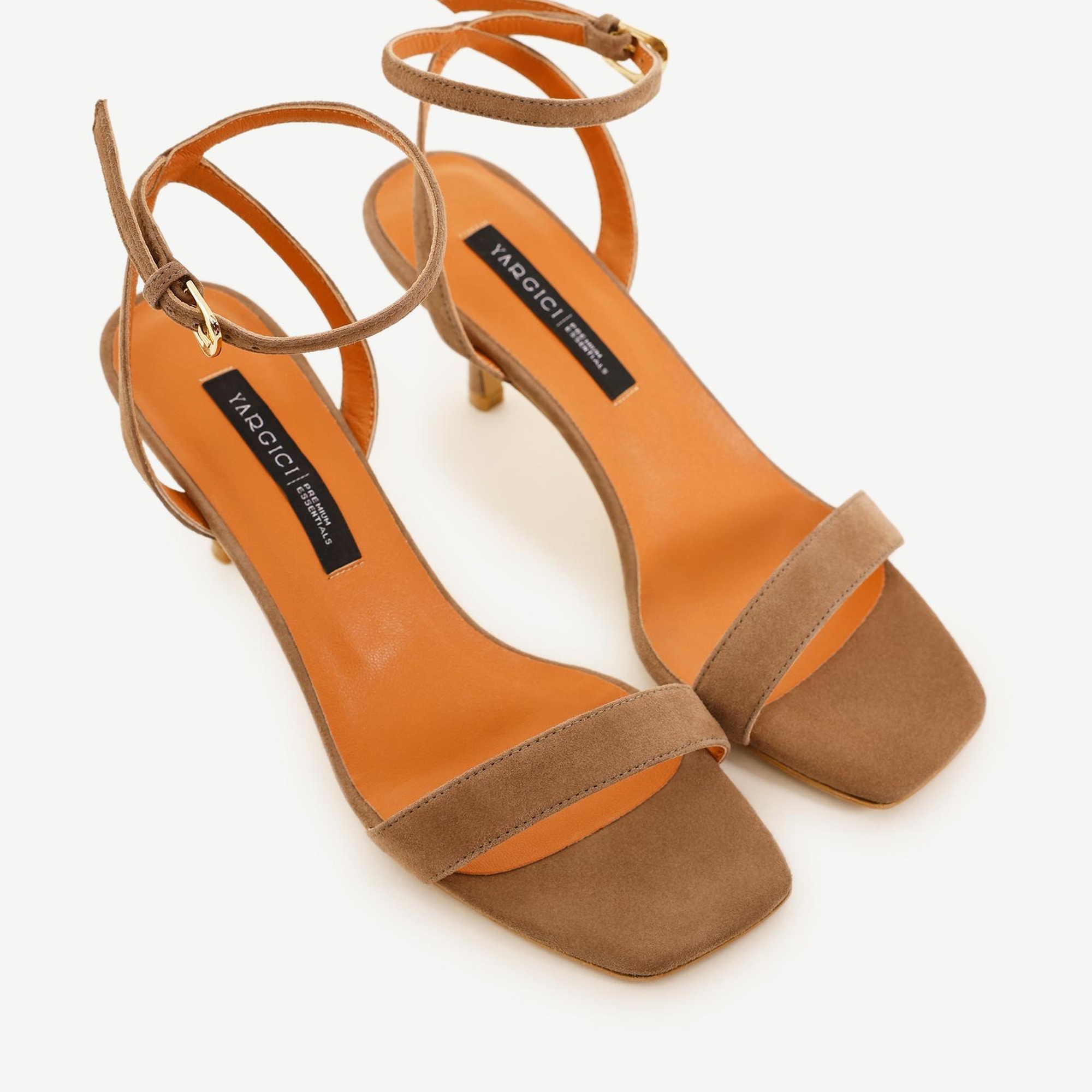 YARGICI Tek Bantlı Deri Topuklu Ayakkabı