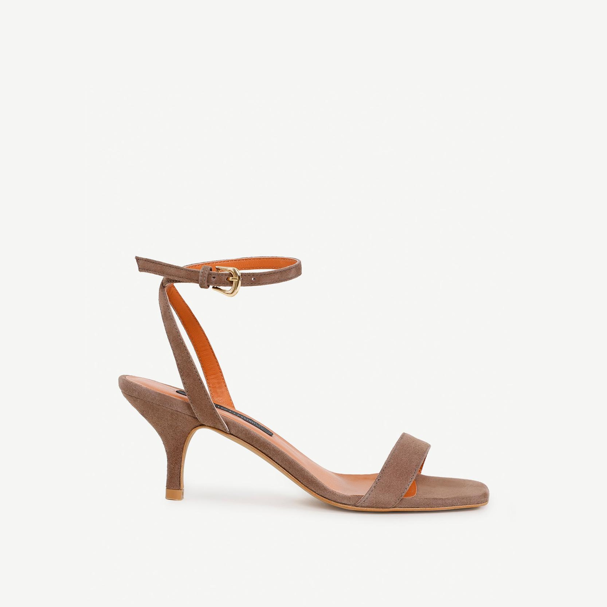 YARGICI Tek Bantlı Deri Topuklu Ayakkabı