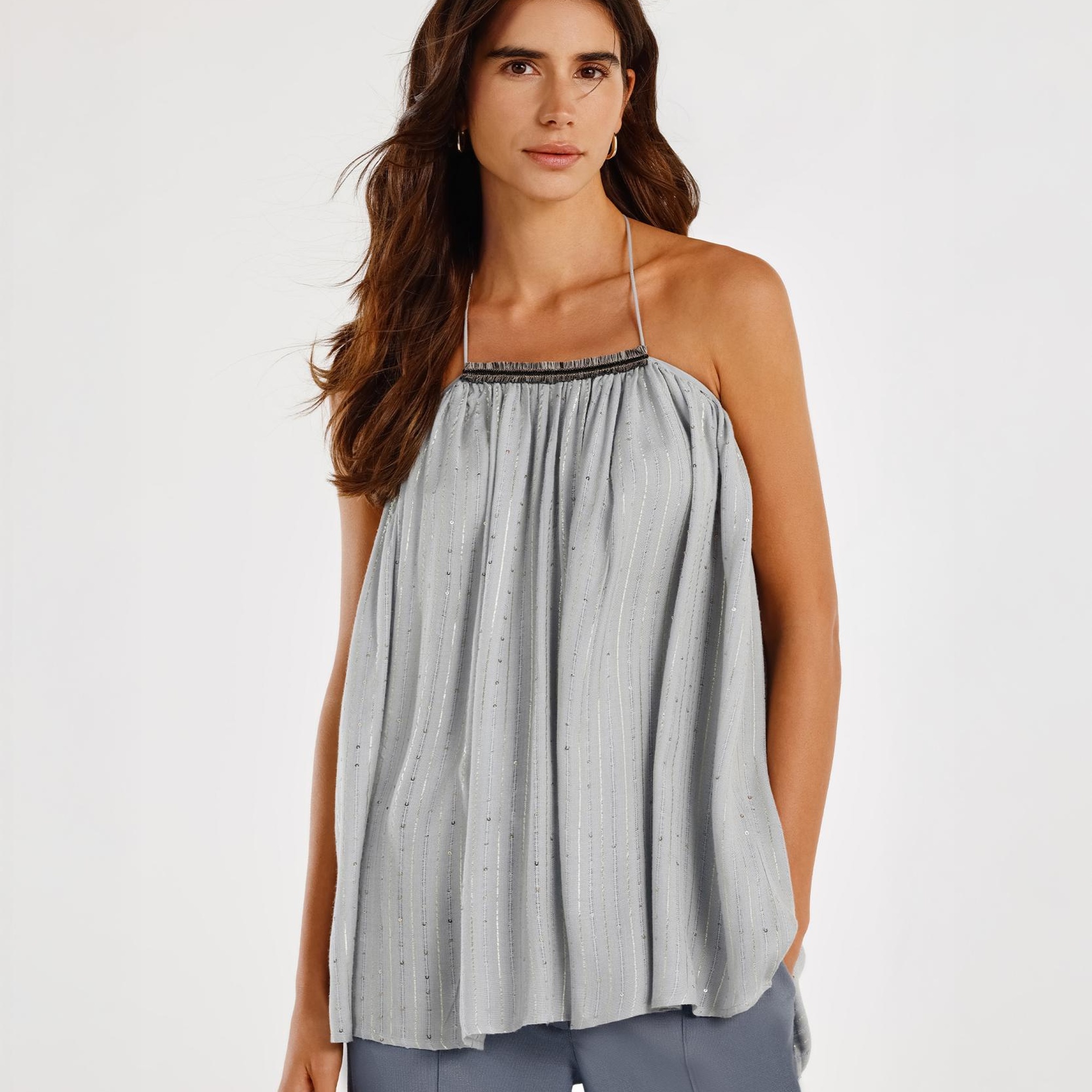 YARGICI Askılı Bluz