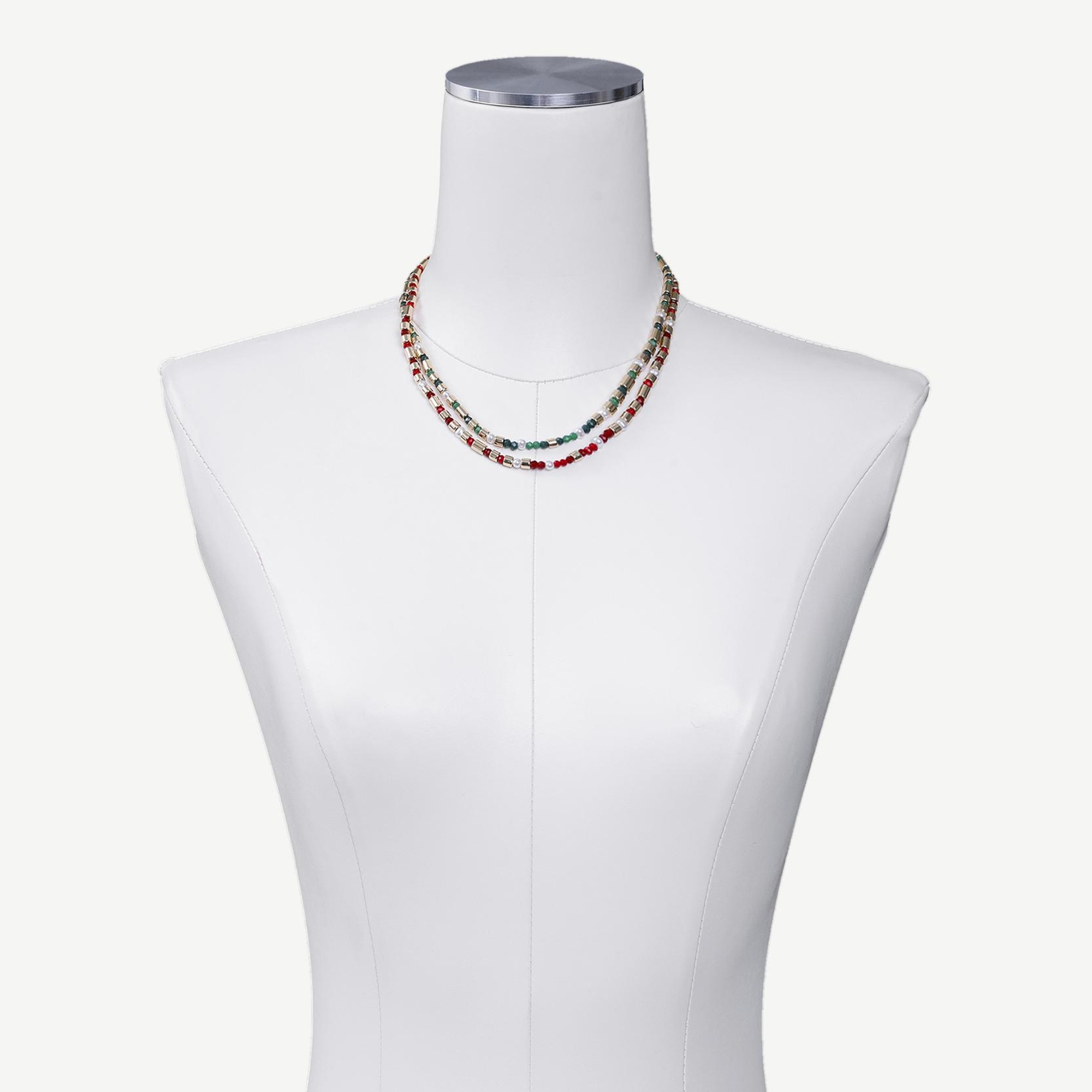 YARGICI Cam Boncuklu Kolye Seti