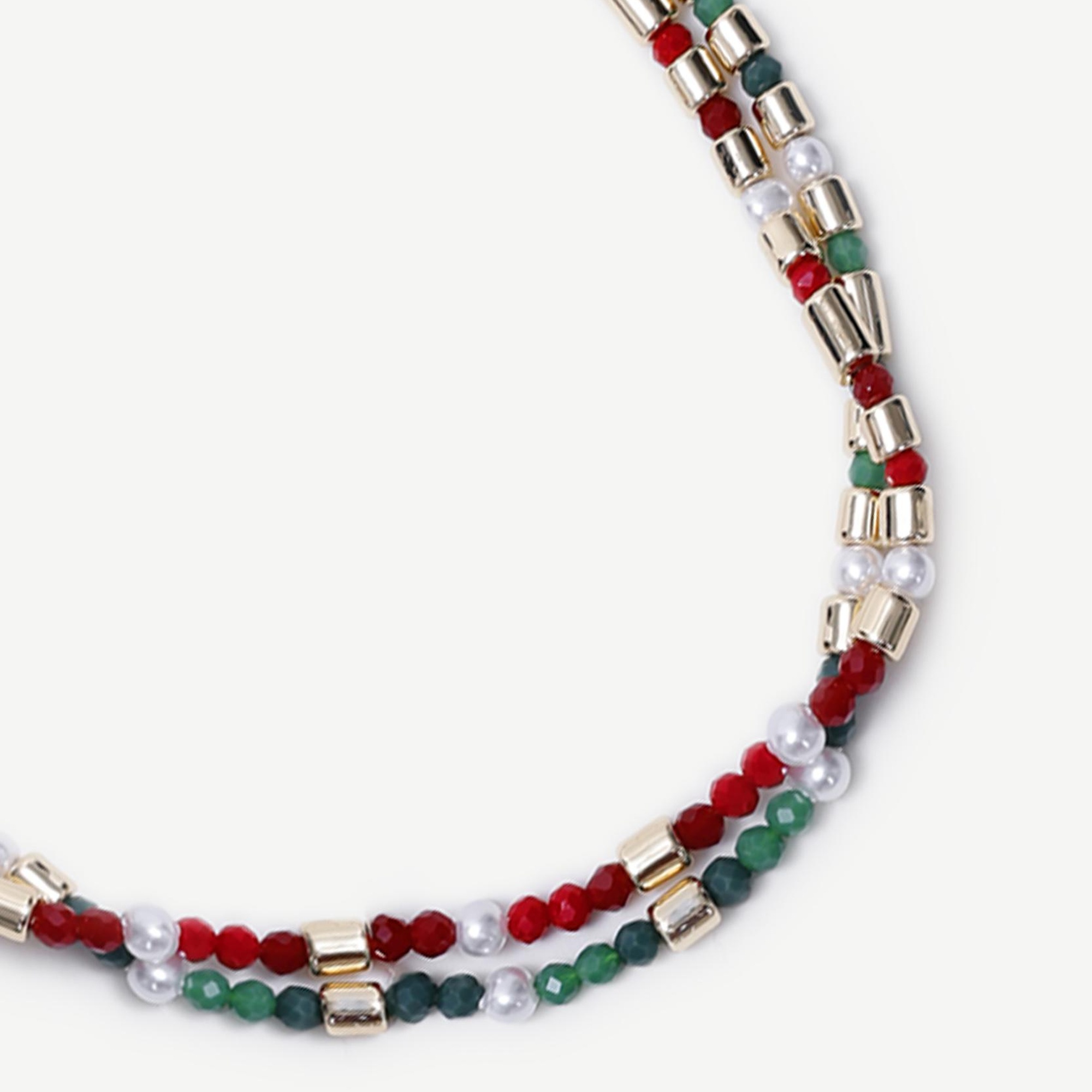 YARGICI Cam Boncuklu Kolye Seti