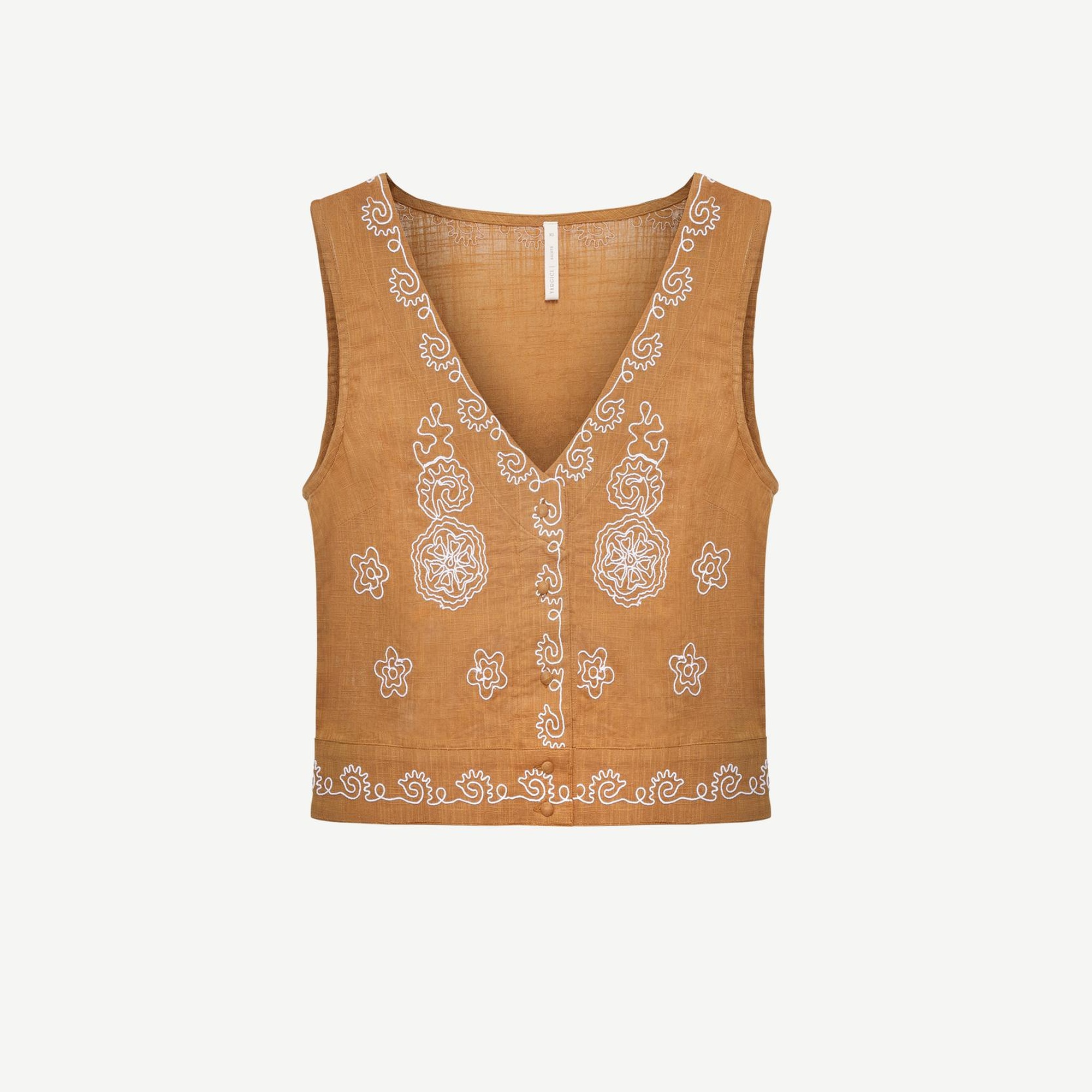 YARGICI Kolsuz Nakış Detaylı Bluz