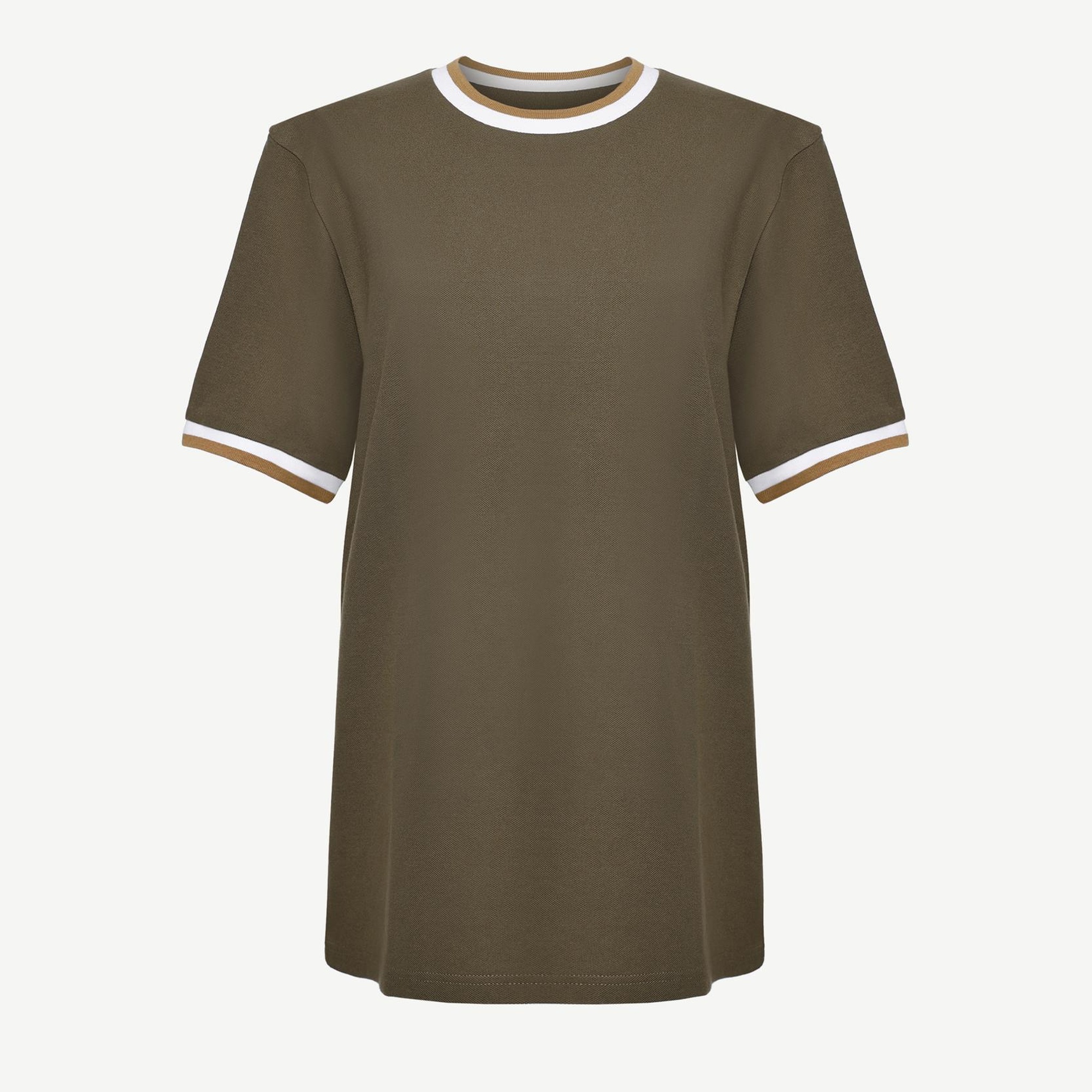 YARGICI Ribana Detaylı Erkek Bisiklet Yaka T-shirt