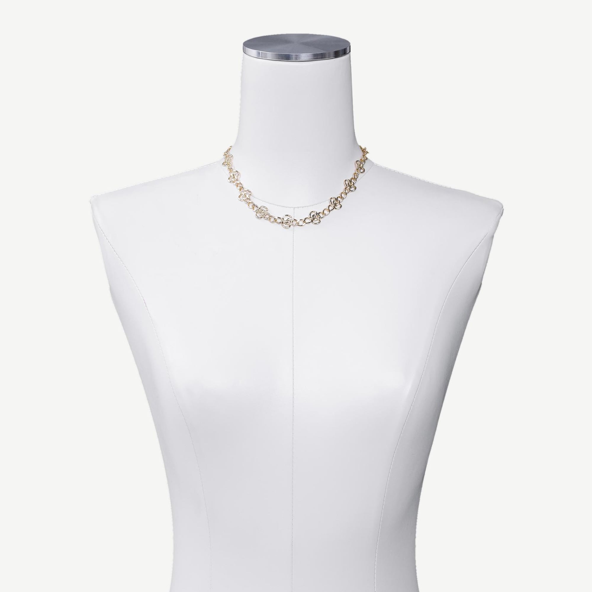 YARGICI Çiçek Formlu Gold Kolye