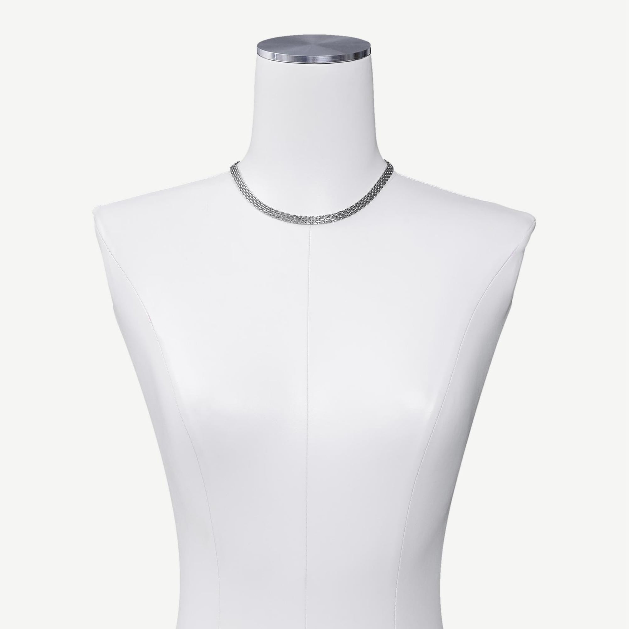 YARGICI Yassı Formlu Zincir Kolye