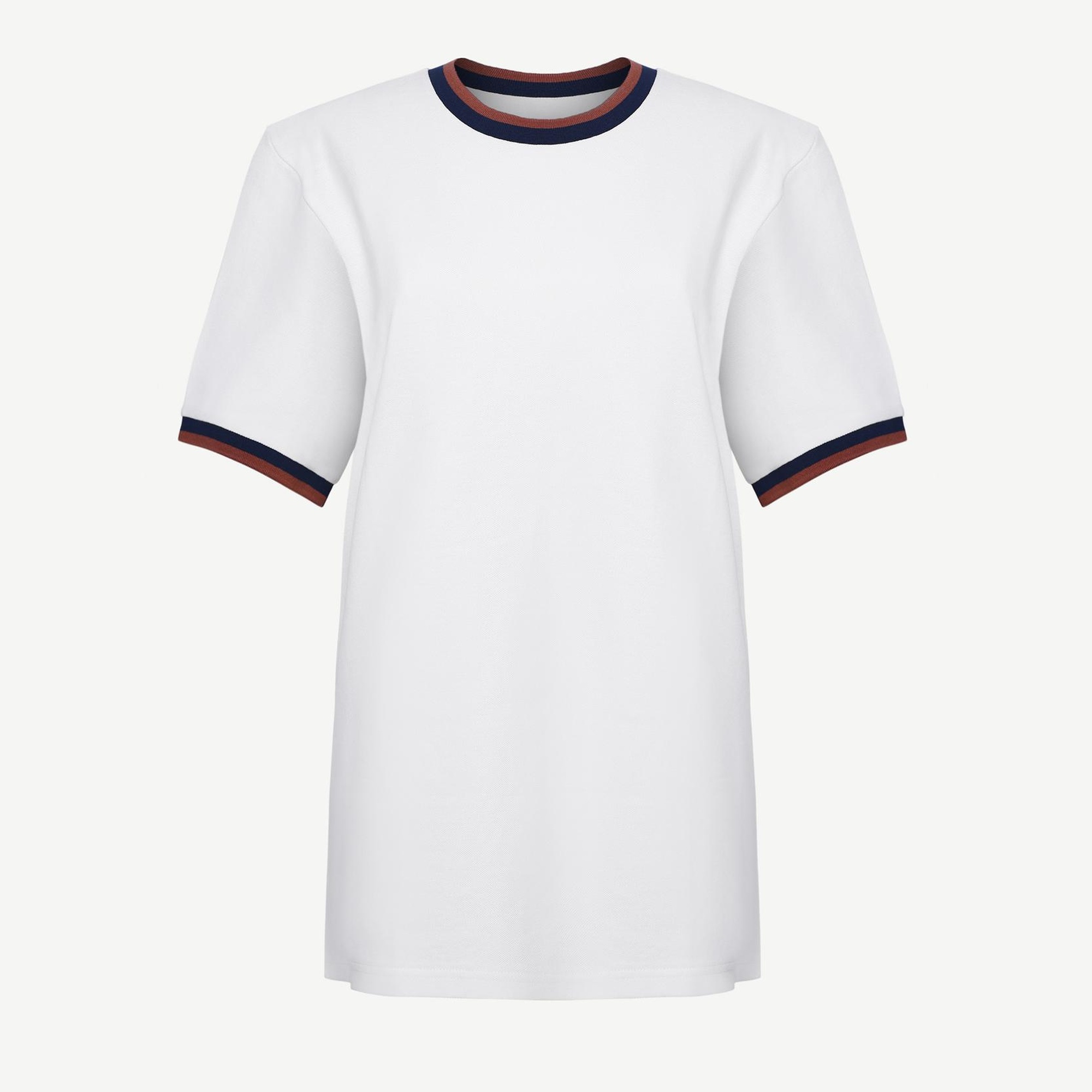 YARGICI Ribana Detaylı Erkek Bisiklet Yaka T-shirt