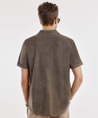  YARGICI Kısa Kol Düğmeli Gömlek