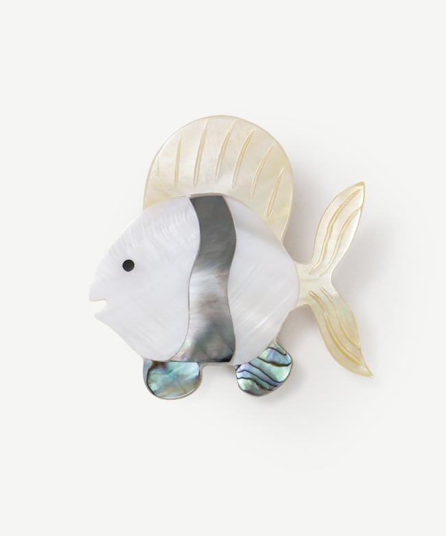  YARGICI Balık Figürlü Broş