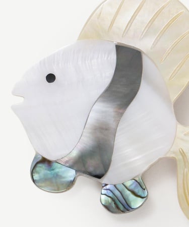  YARGICI Balık Figürlü Broş