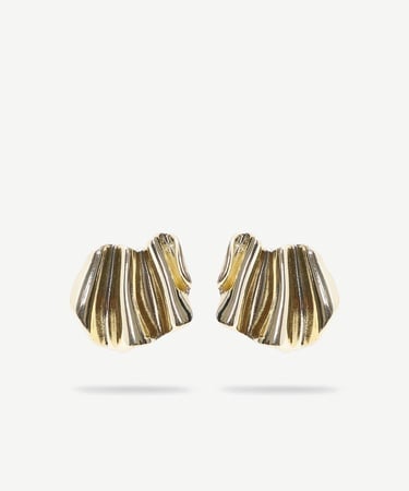  YARGICI Dokulu Gold Küpe