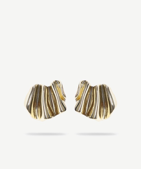  YARGICI Dokulu Gold Küpe