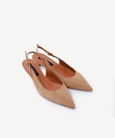  YARGICI Alçak Topuklu Arkası Açık Ayakkabı