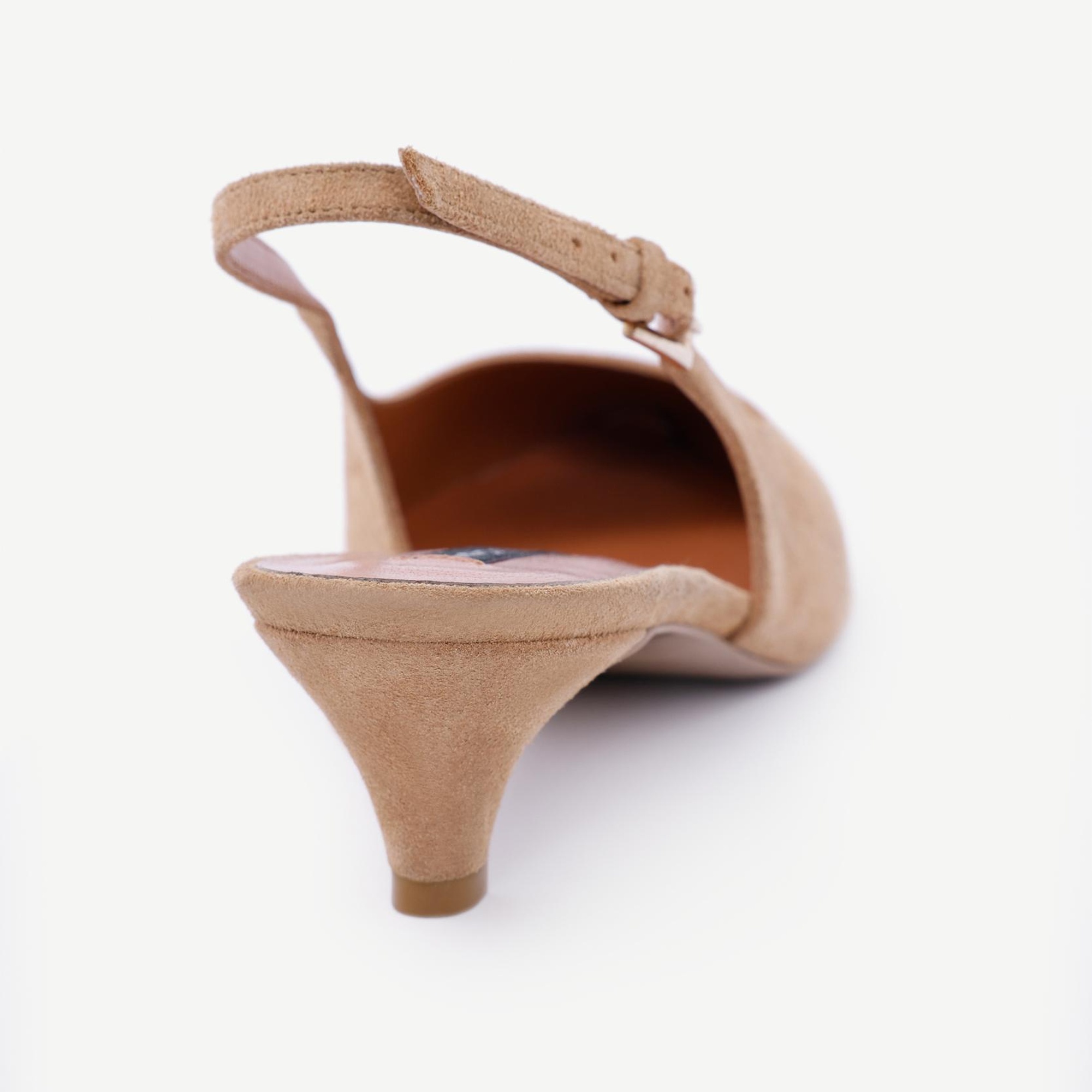 YARGICI Alçak Topuklu Arkası Açık Ayakkabı