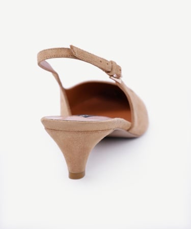  YARGICI Alçak Topuklu Arkası Açık Ayakkabı