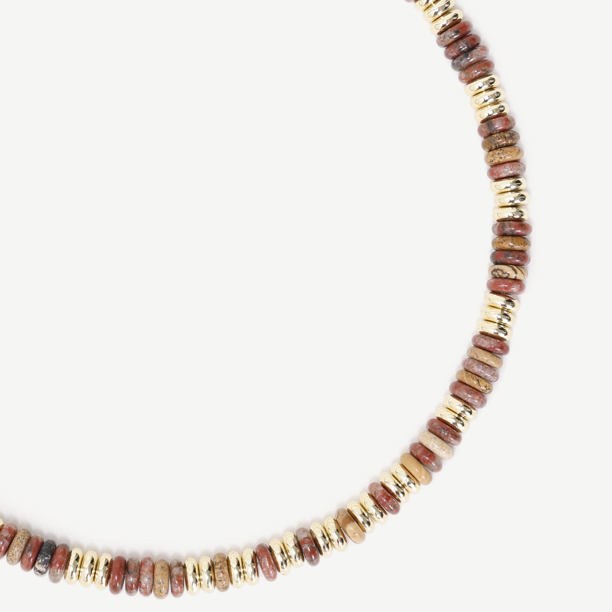 YARGICI Doğal Taş İçerikli Kolye