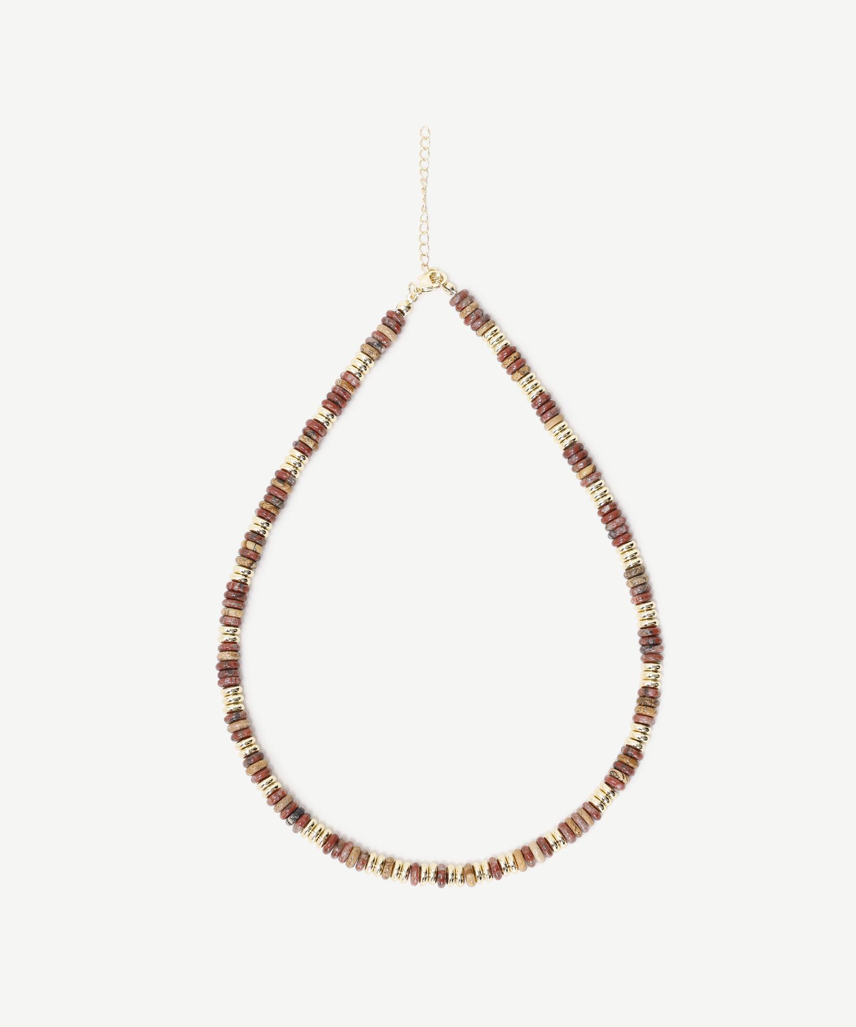  YARGICI Doğal Taş İçerikli Kolye