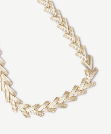  YARGICI Dokulu Gold Kolye