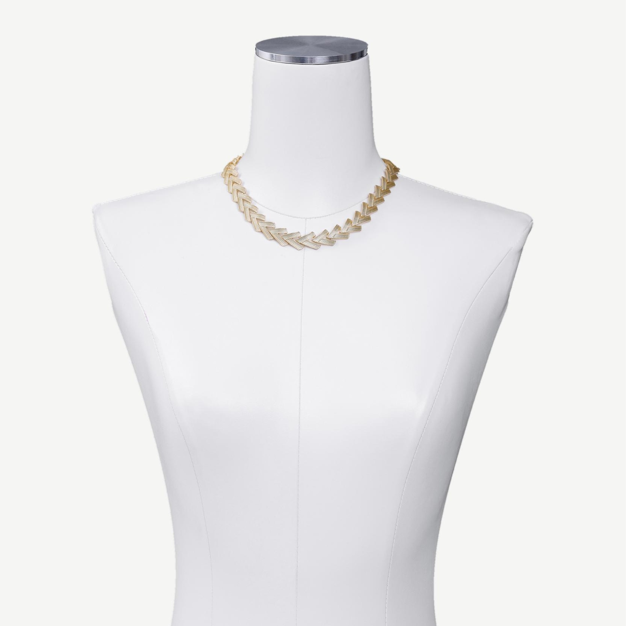 YARGICI Dokulu Gold Kolye